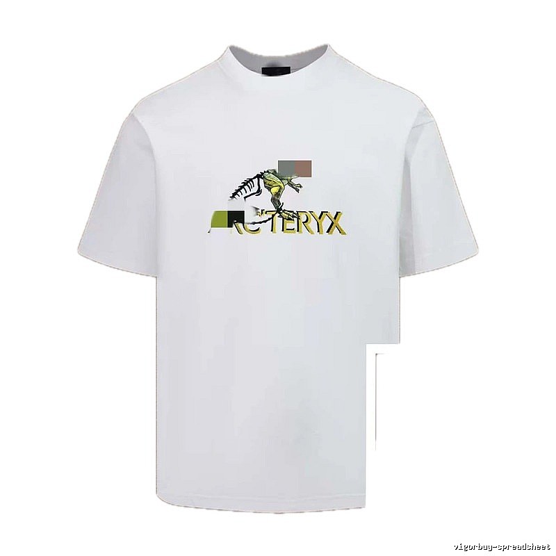 Arc'teryx Dinosaur Print Casual Style White T-Shirt
