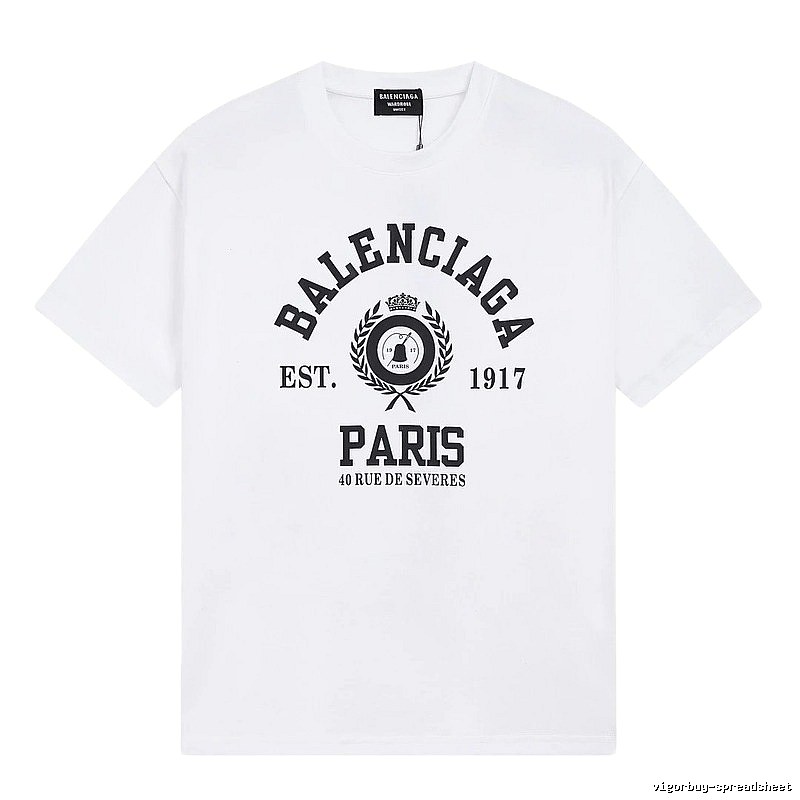 Balenciaga retro style white T-shirt