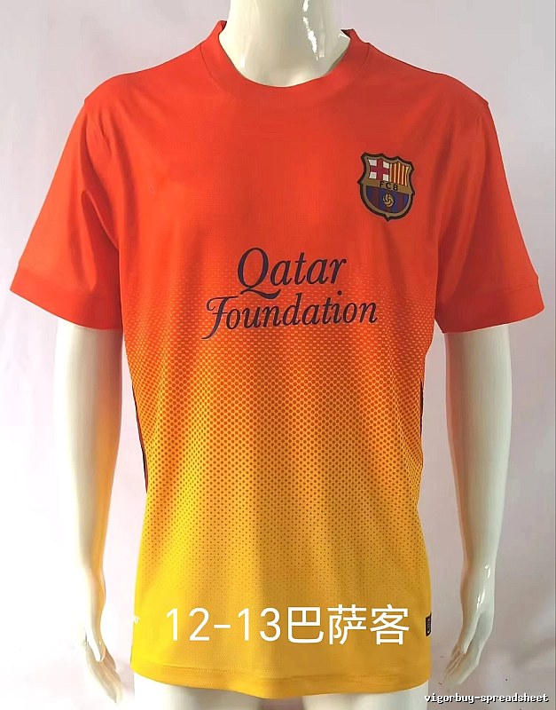 Barcelona Casual Retro soccer jersey Blue Red Barcelona for Comfortable Styling