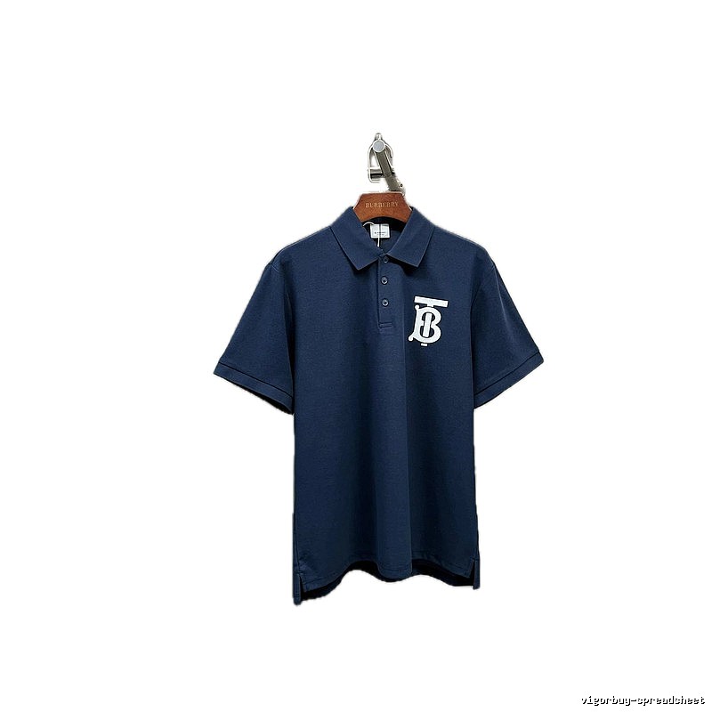 Burberry's classic navy blue Polo shirt