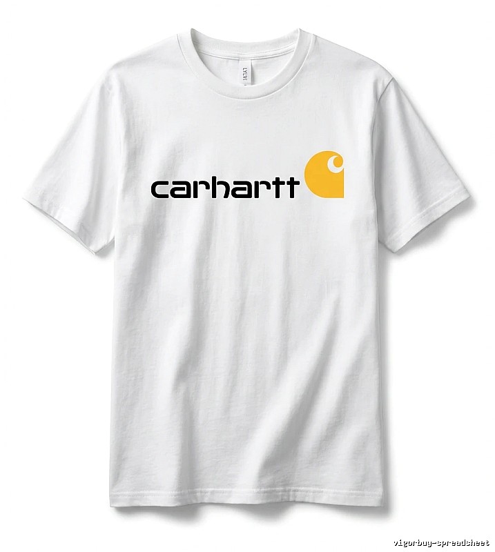 Carhartt Classic Simple Style White T-shirt