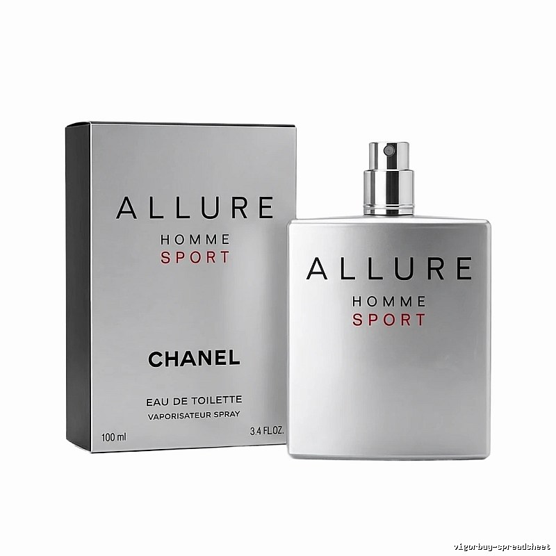 Chanel ALLURE series silver men's perfume