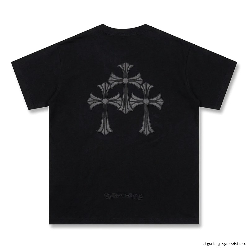 Chrome Hearts Cross Print Black T-shirt