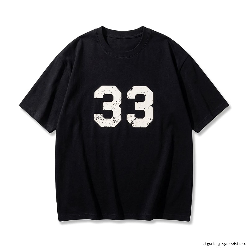 Chrome Hearts No. 33 Retro Black T-shirt