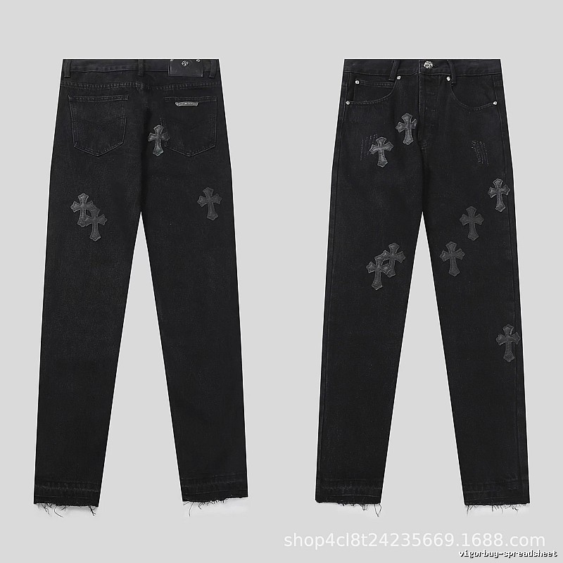 Chrome Hearts Weekend Graphic jeans Light Denim Jeans for Seasonal Looks