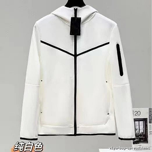 Classic White zip hoodie White Full Zip for Daily Styling