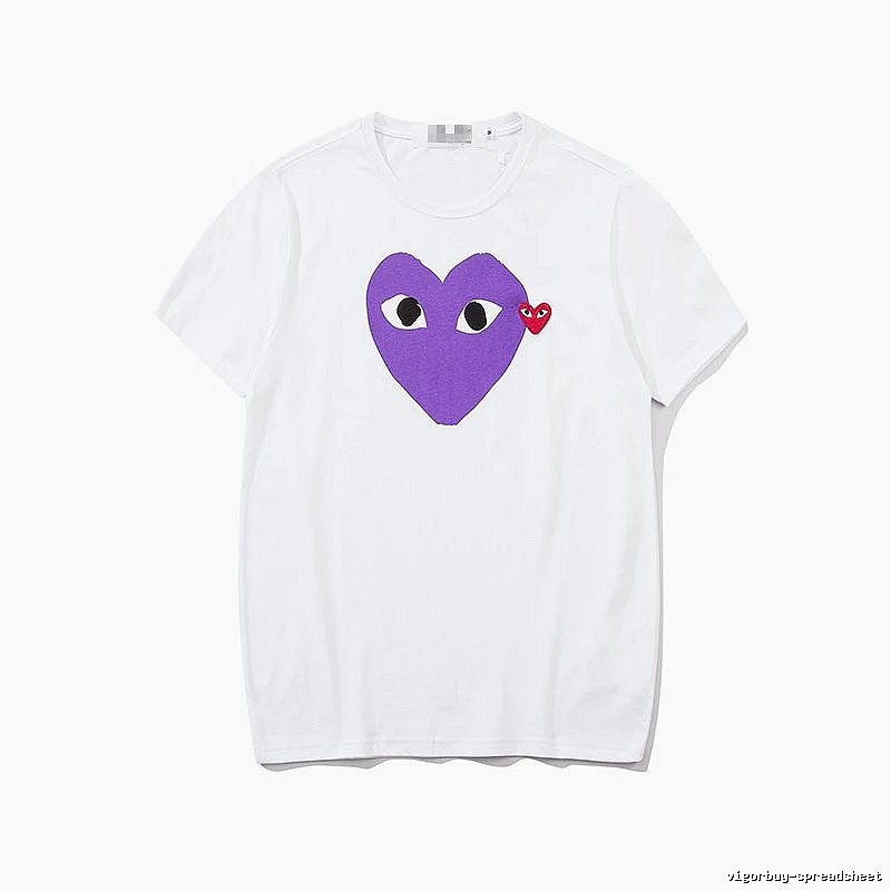 Comme des Garcons PLAY 2023-03 Style 2303 Heart Logo T-Shirt Campus Look