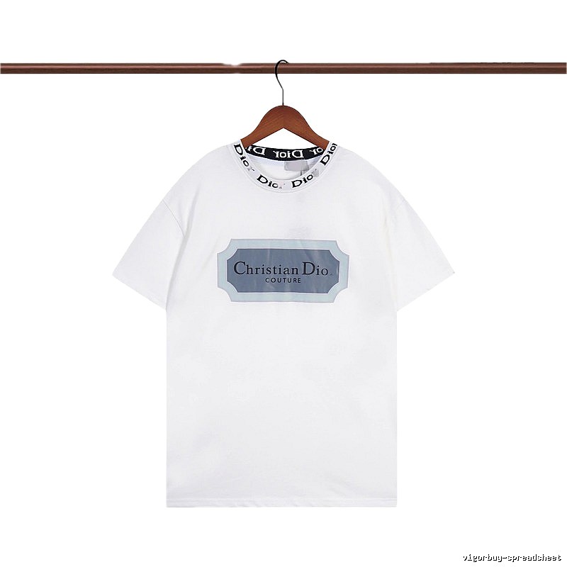 Dior Couture Minimalist Style White Short-sleeve T-shirt