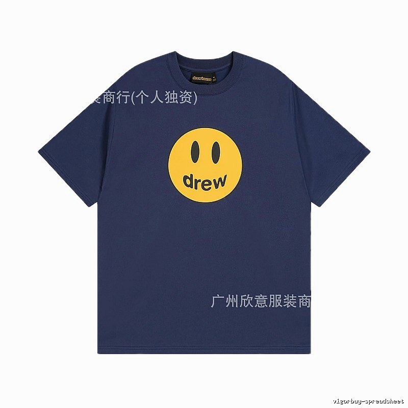 DREWHOUSE Smiley Street Style Navy Blue T-shirt