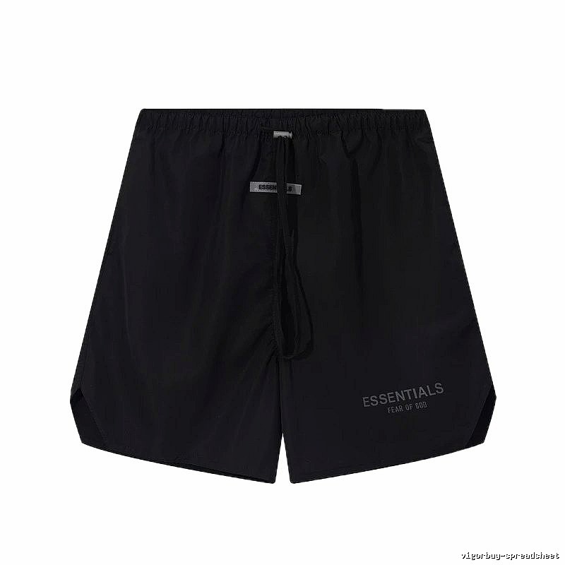 ESSENTIALS minimalist style black shorts