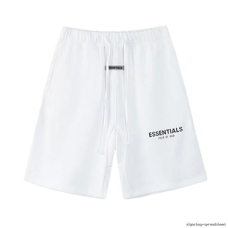 ESSENTIALS minimalist style white shorts