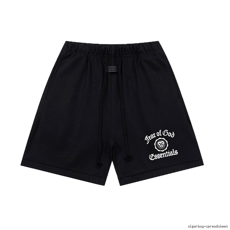 ESSENTIALS trendy brand black shorts