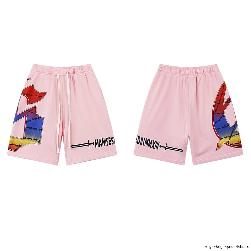 Godspeed Gradient Print Street Style Pink Shorts