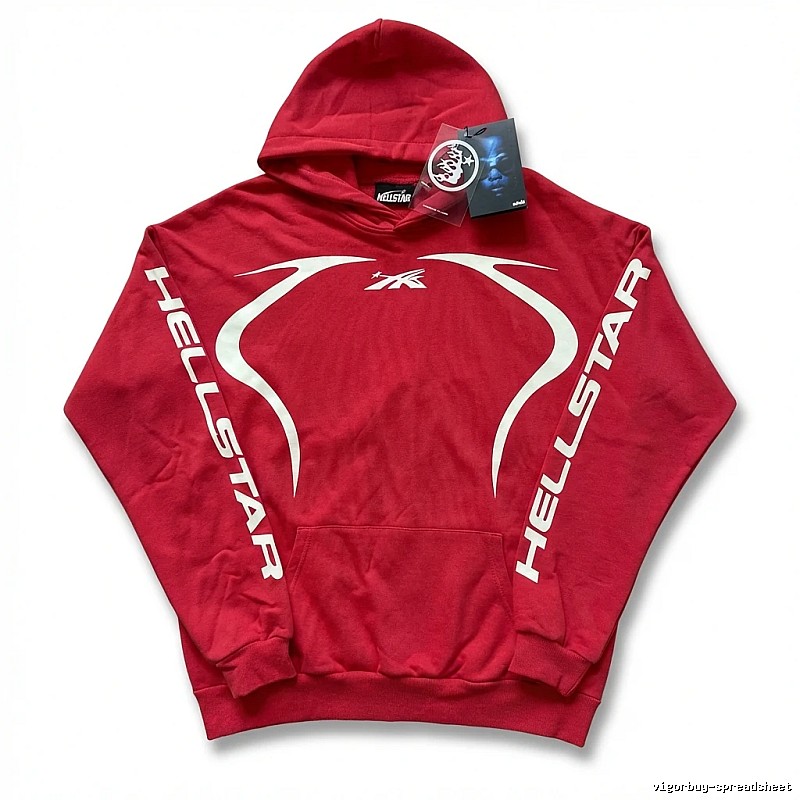 Hellstar Trendy and Cool Style Red Sweatshirt