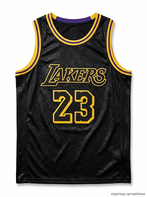 LBJ Lakers retro-style jersey