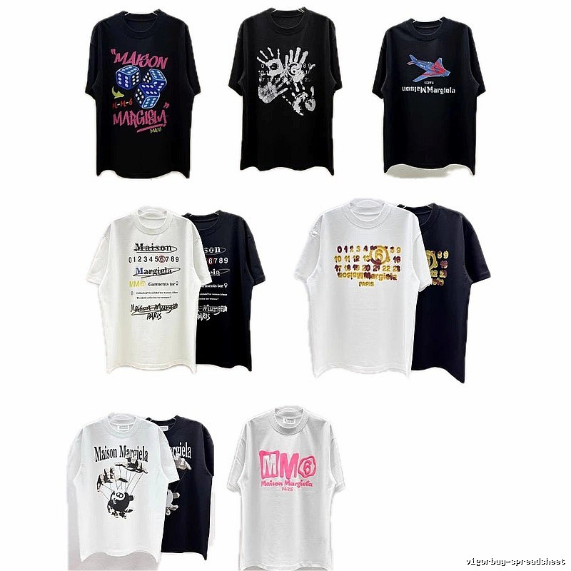 Maison Margiela MM6 Street Style Multi-color T-Shirt