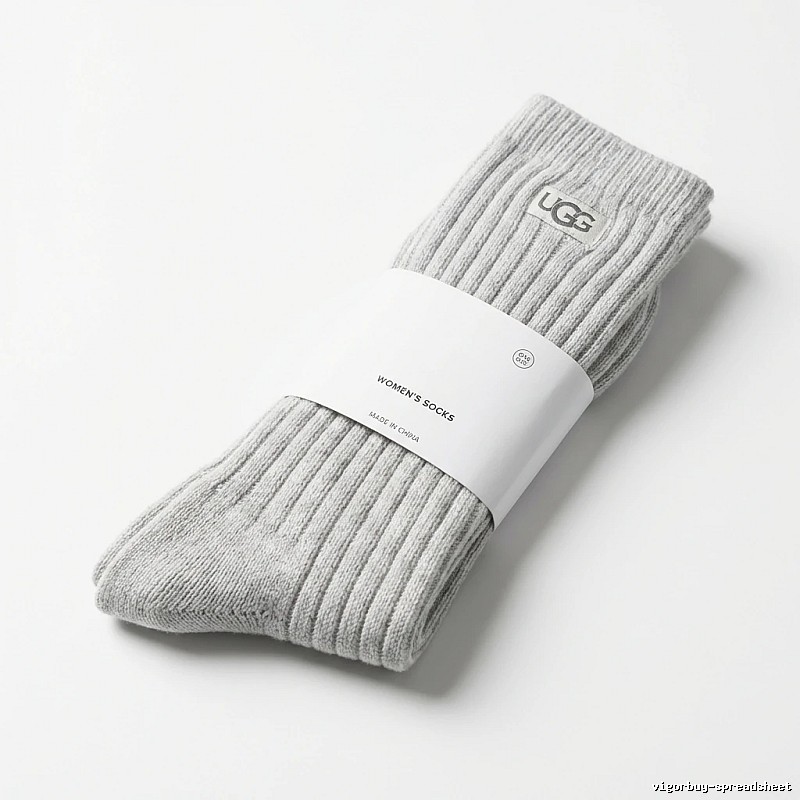 Miu Miu minimalist style light gray women's socks