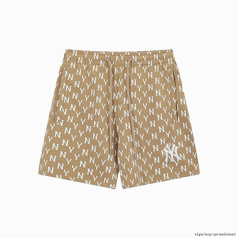 MLB Full-Printed Casual Khaki Shorts