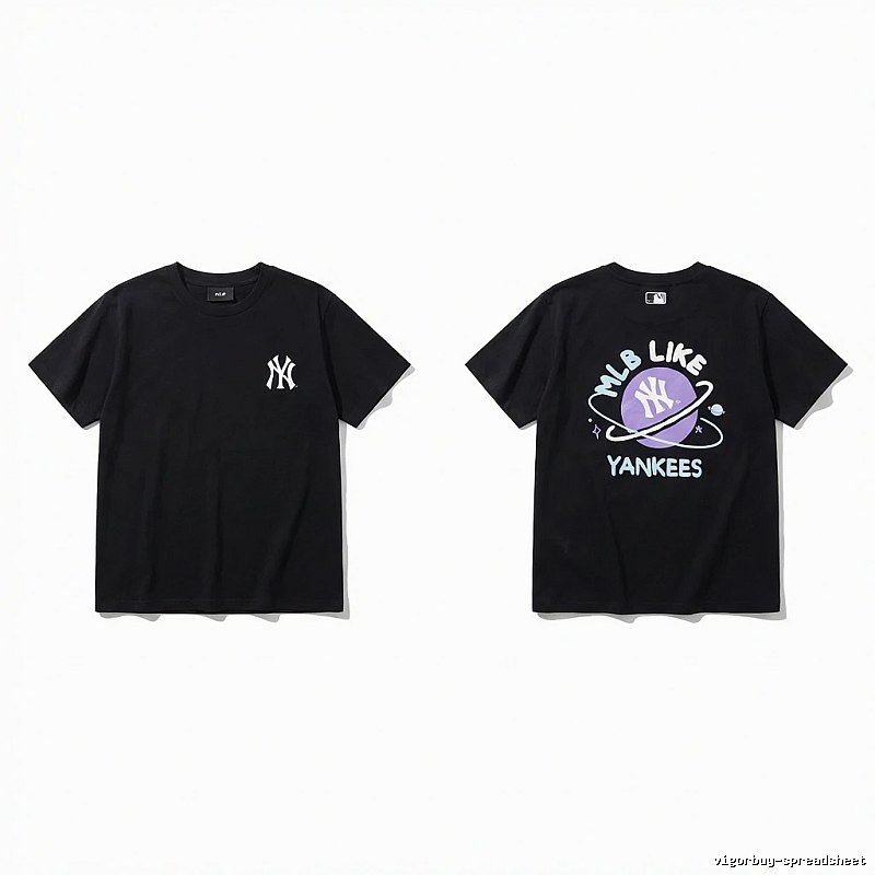 MLB Planet Style Black T-shirt
