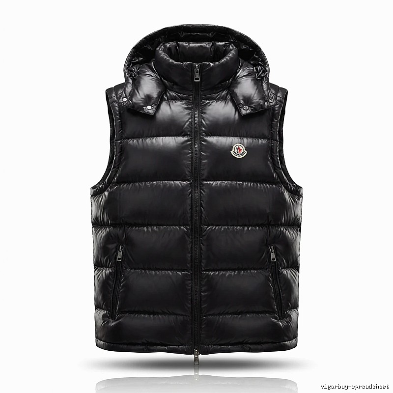 Moncler Black Trendy and Cool Down Vest