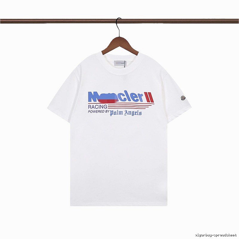 Moncler Racing Co-branded Street Style White T-Shirt