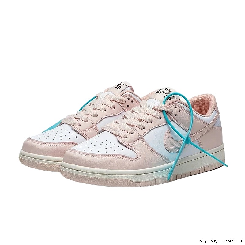 Nike Dunk Low Pink and White Sneakers
