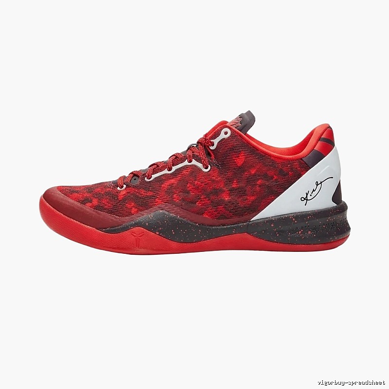 Nike Kobe series retro-style red shoes