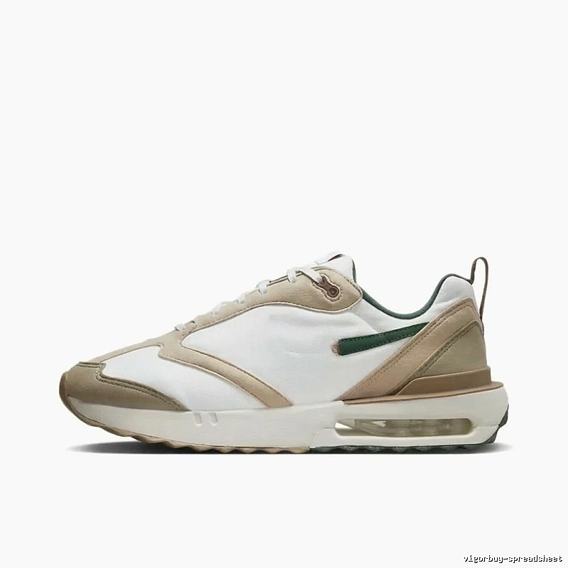 Nike retro white and brown sports shoes