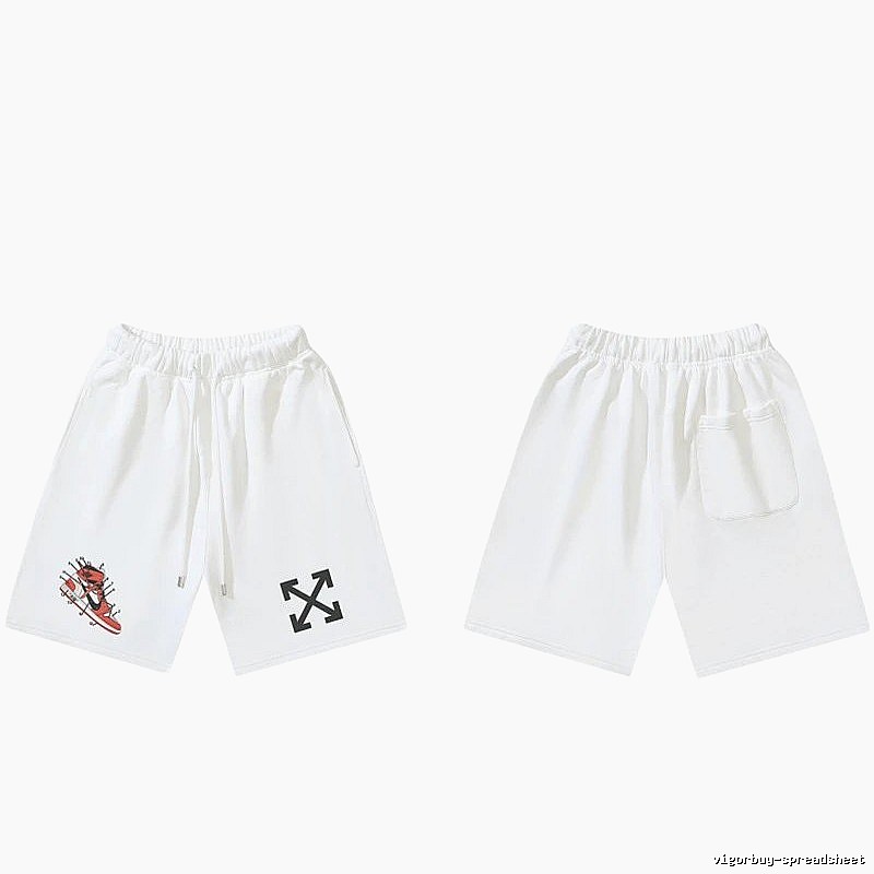 Off-White trendy and cool style white shorts