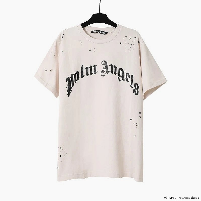 Palm Angels Sport Logo T-shirt White Palm Tree for Warm Weather