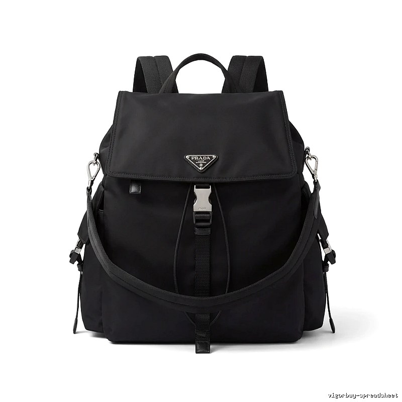 Prada classic black backpack