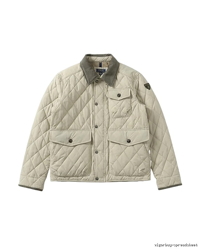 Ralph Lauren quilted retro-style cotton jacket