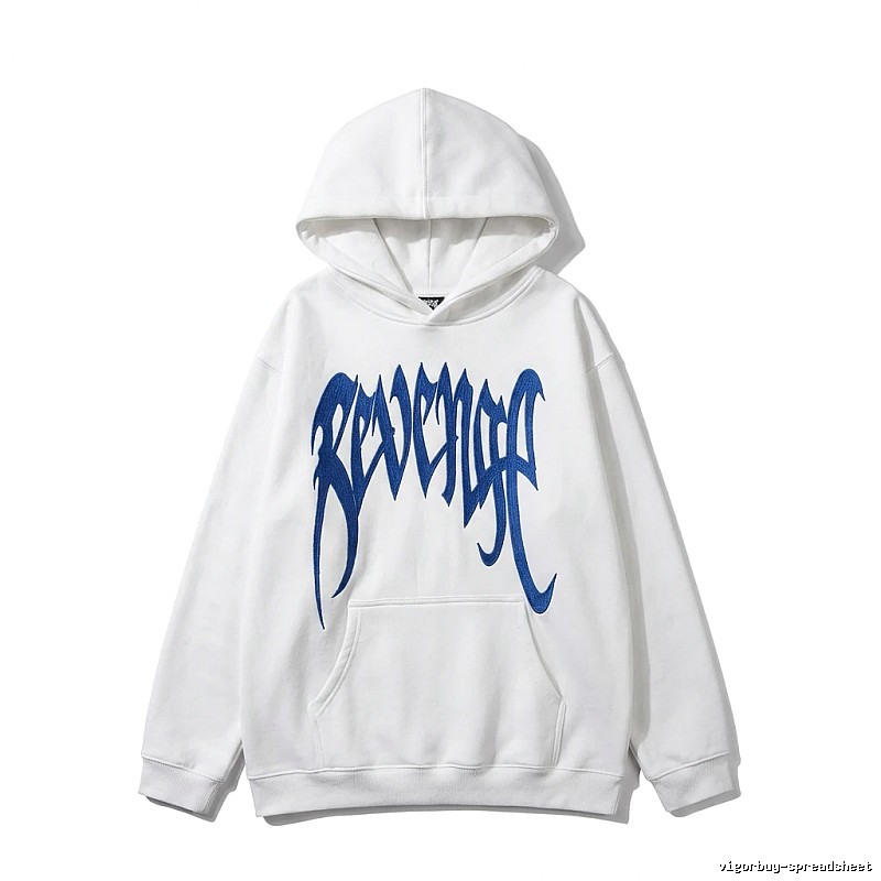 Revenge trendy and cool style white hoodie