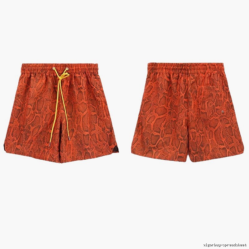 RHUDE Snake Pattern Retro Shorts