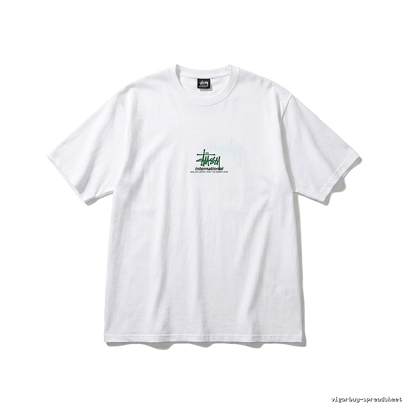 Stussy International Series Simple White T-shirt