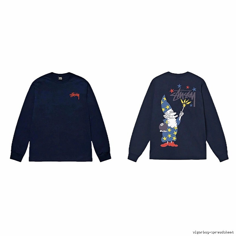 Stussy Wizard Series Dark Style Long-sleeve