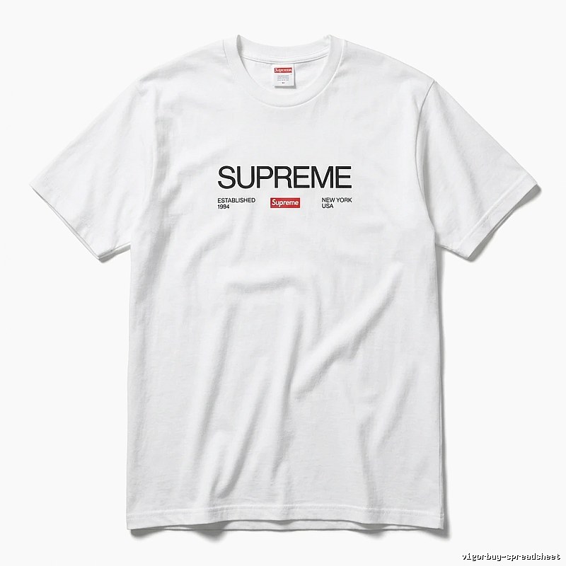 Supreme basic white T-shirt