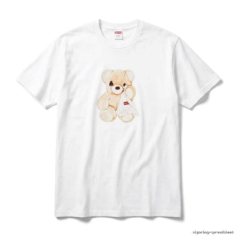 Supreme Bear Trend Brand White T-shirt