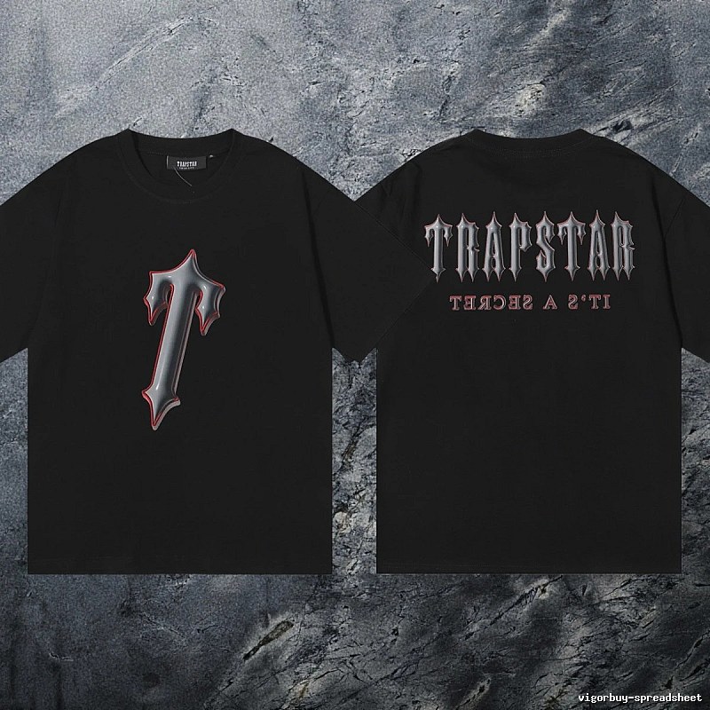 Trapstar Classic Keys graphic T-shirt Black White Key with Travel-Friendly Style