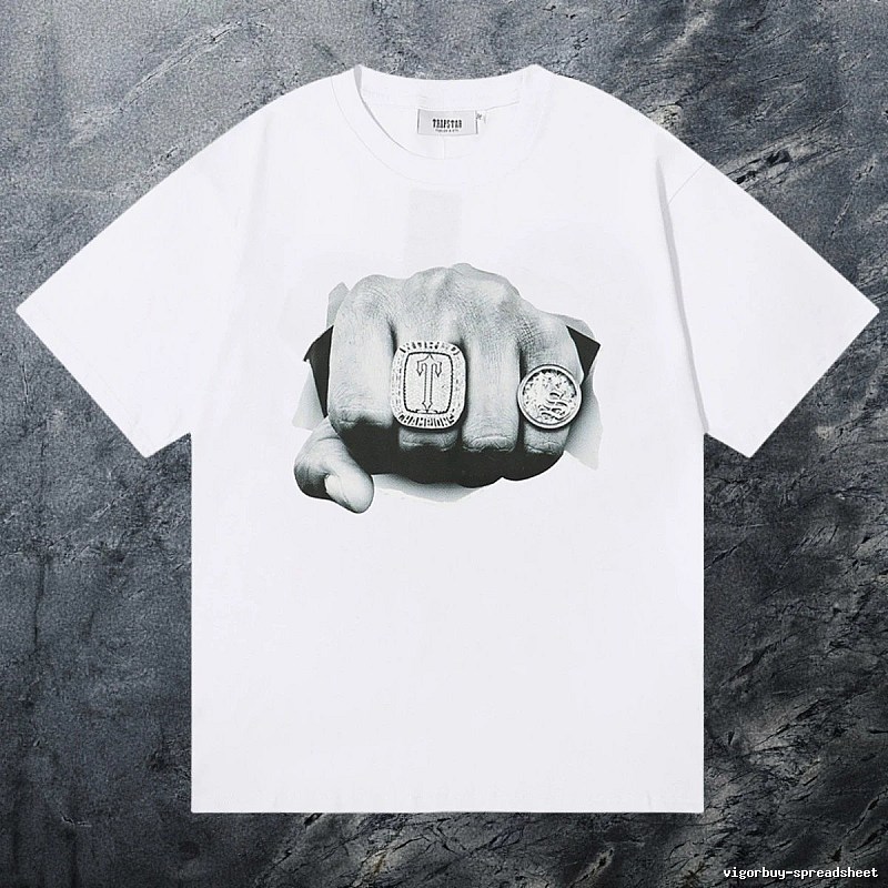 Trapstar Sport Keys graphic T-shirt Black White Key for Collection Drops