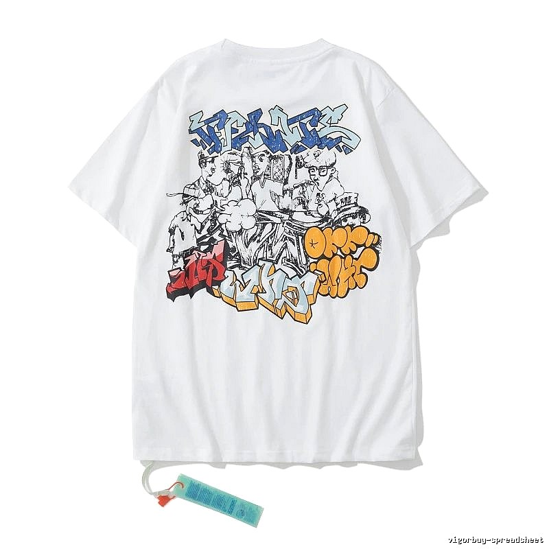 2061-23 White Style 6123 Anime Graphic T-Shirt Daily Styling
