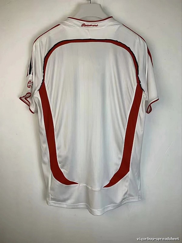 AC Milan Travel Kaka #22 soccer jersey White AC Milan with Modern Look