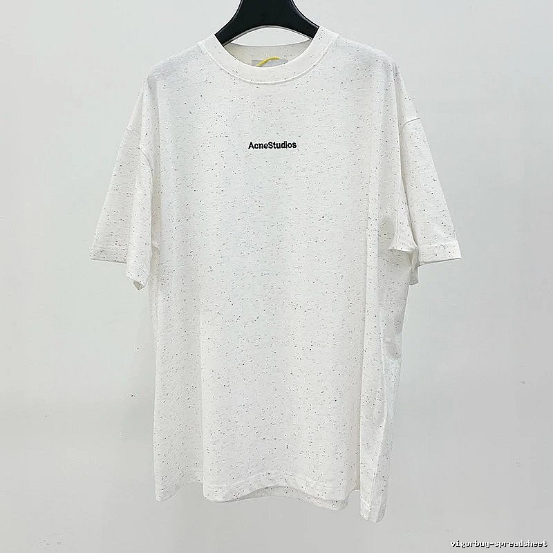 Acne Studios 2090-80 White Style Ac908054 Stockholm Logo T-Shirt Campus Look