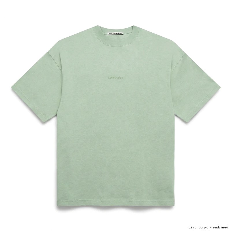 Acne Studios minimalist style light green T-shirt