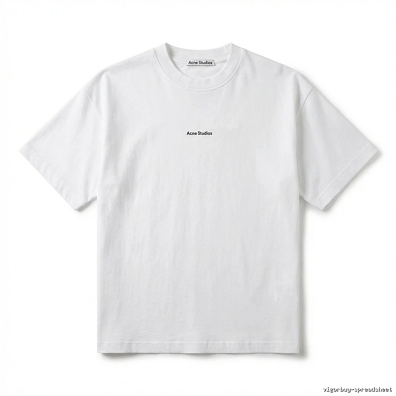 Acne Studios minimalist style white T-shirt