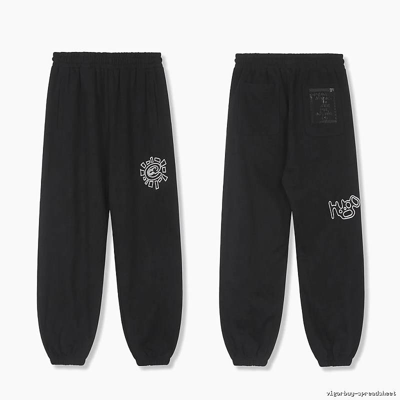 ADWYSD Printed Trendy Black Pants