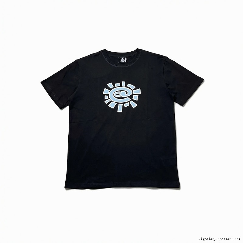 ADWYSD Sun Pattern Black T-shirt