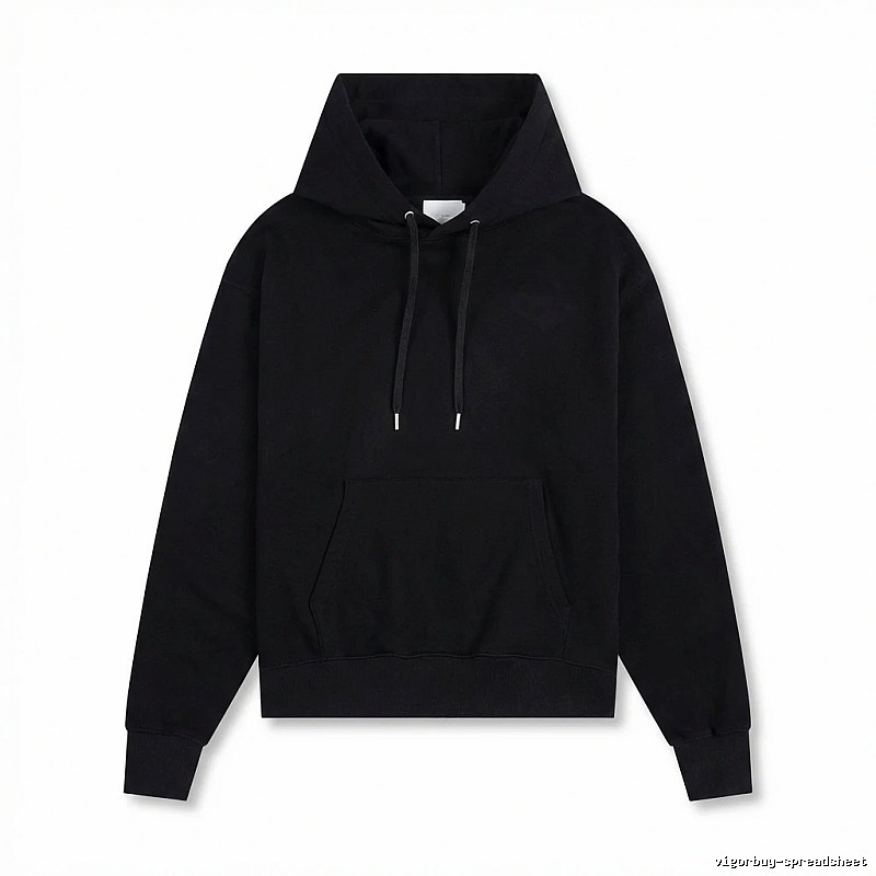 AMI Basic Style Simple Black Hoodie