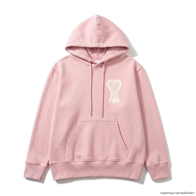 AMI Love Pink Hoodie