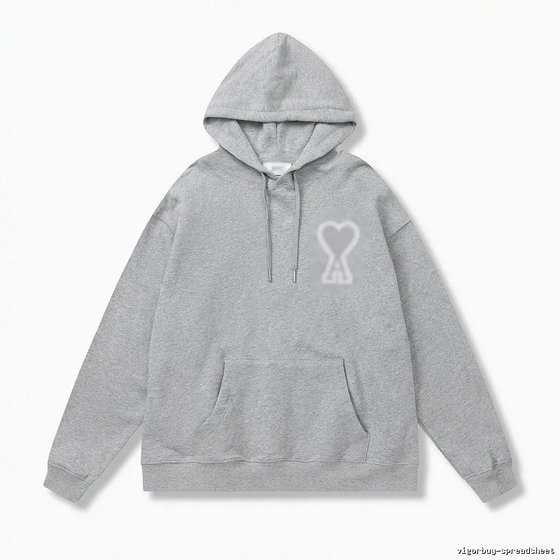 AMI Love Series Grey Hoodie